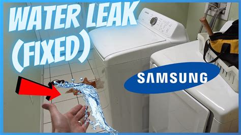 samsung washer leaking underneath|Samsung Washer Leaking from Bottom: Here are 6。